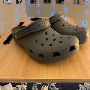Dark Gray Crocs